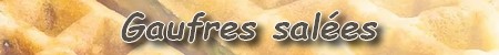 Gaufres salees